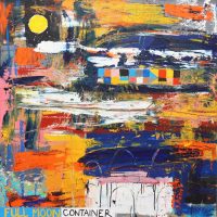 Title: Full Moon Container - Painting